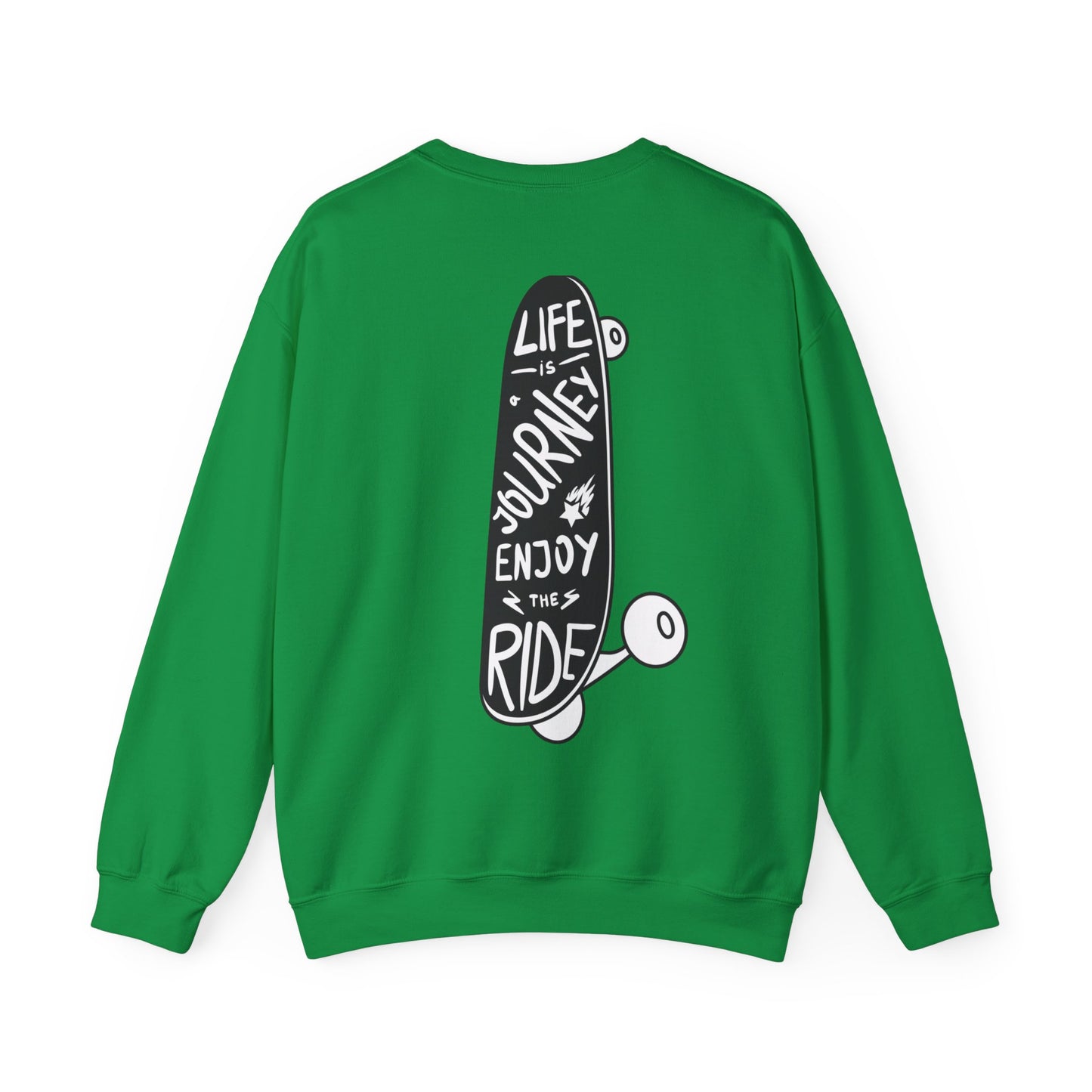 Graphic Designed Minimalist Skateboard Skate Board Lover Crewneck Sweatshirt