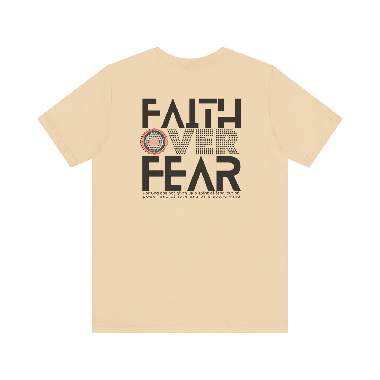 Christian Gospel Unisex Bible Faith Over Fear Verse Shirt