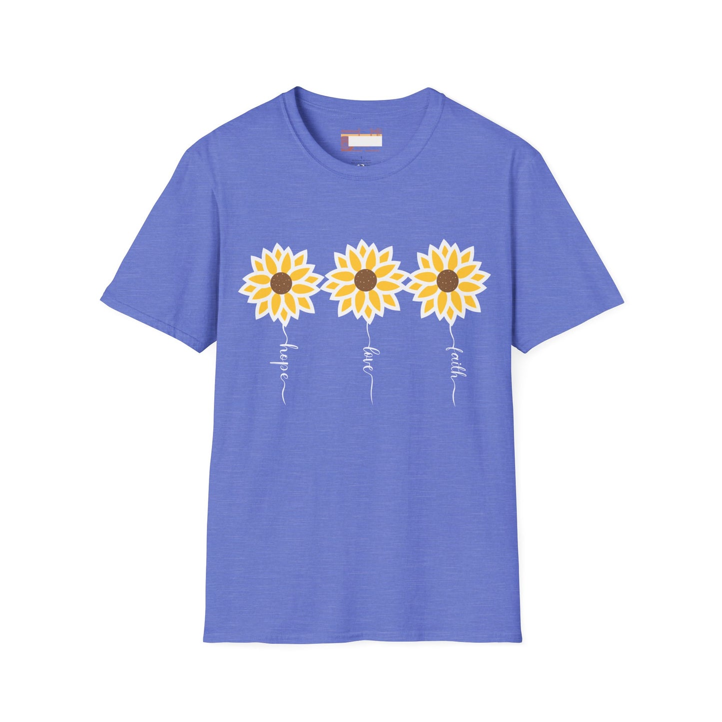 Graphic Christian Bible Gospel Unisex Comfort T-shirt, Wild Flower Christian Faith Quote Graphic Design Tees