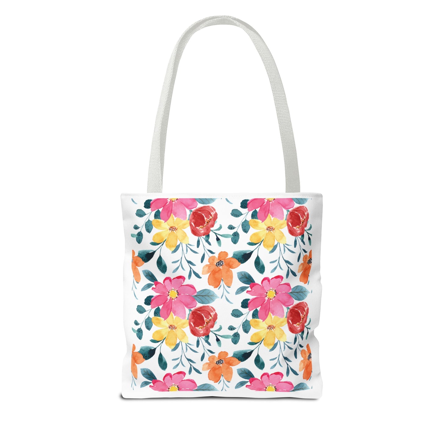 Summer Graphic Wild Flower Tote Bag
