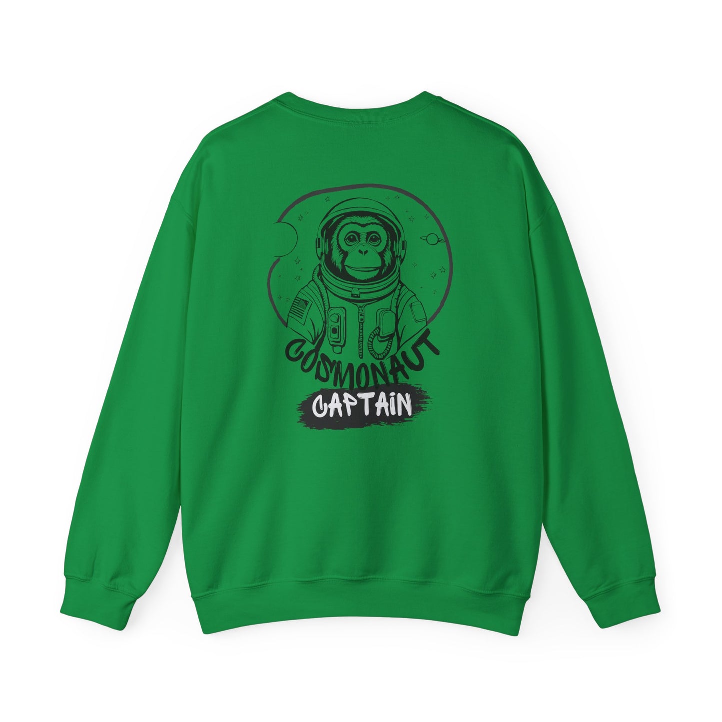 Graphic Designed Minimalist Cosmonaut Crewneck Sweatshirt