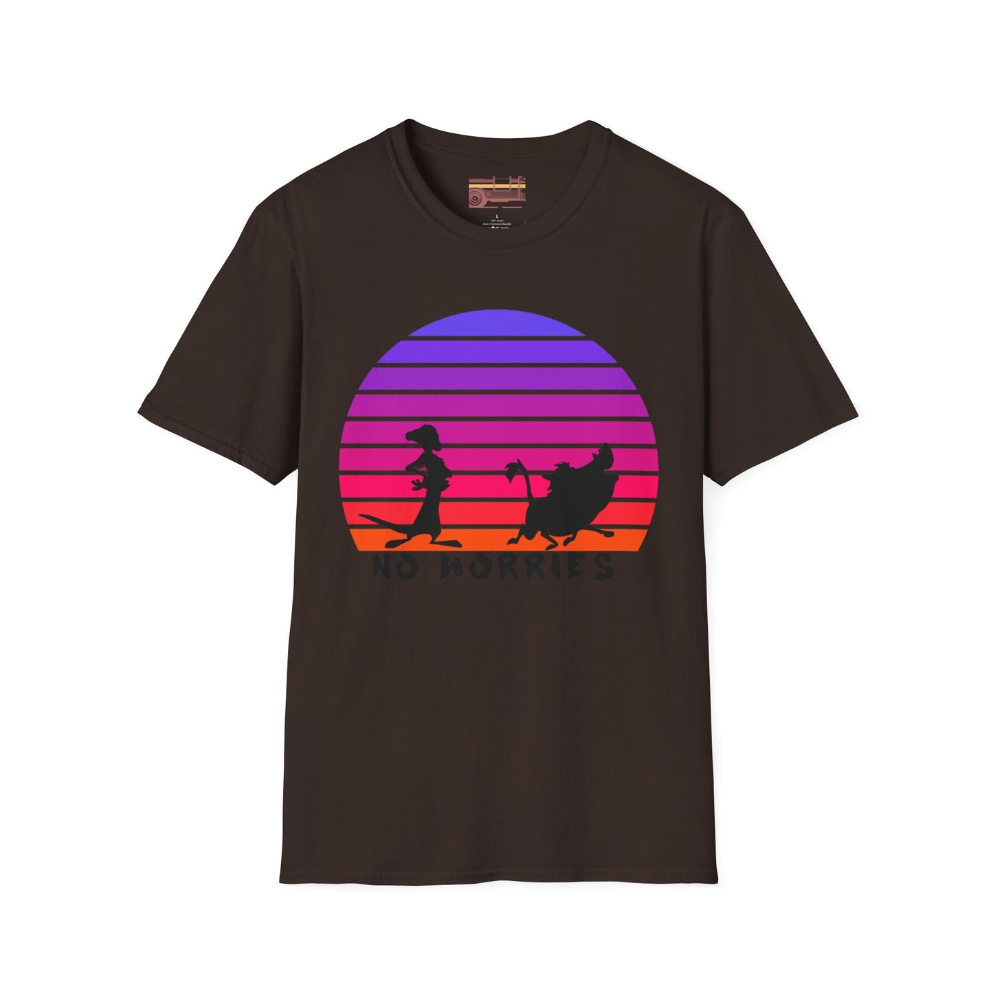 No Worries Motivation Ultimate Comfort Styled Graphic T-shirt