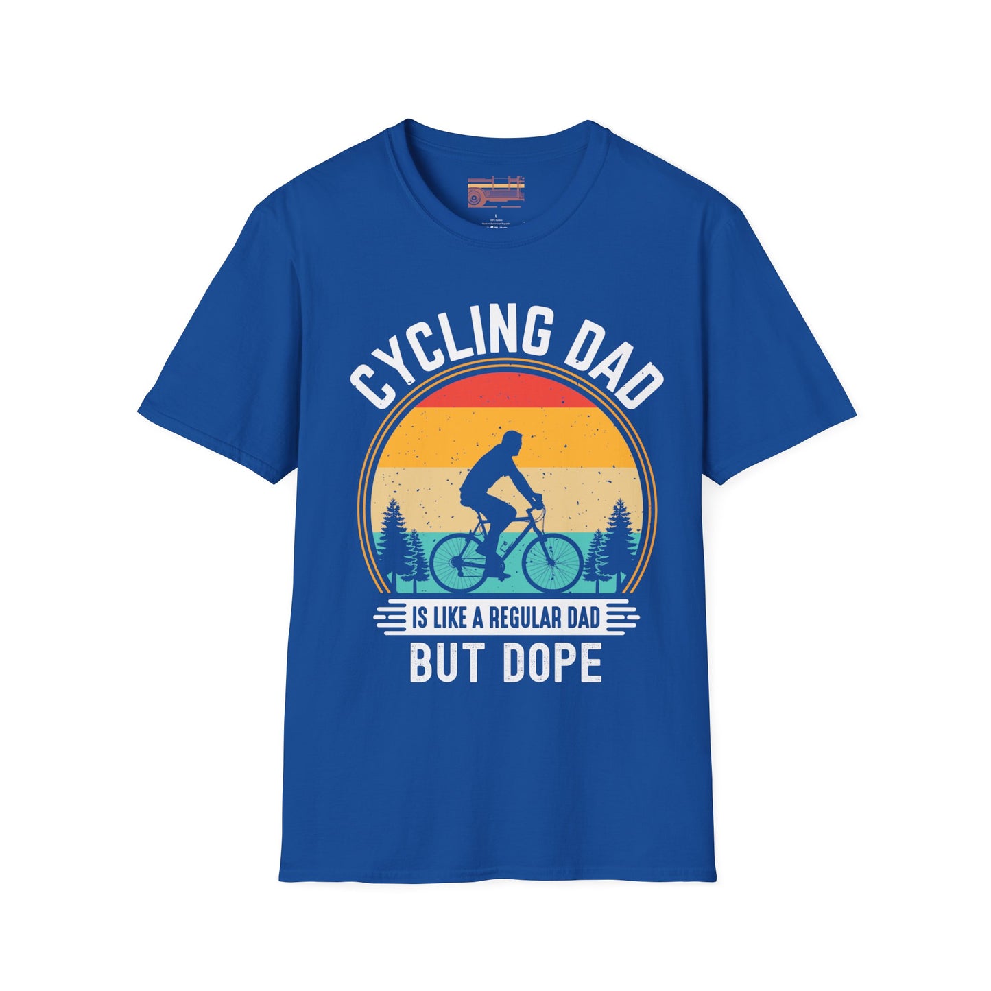 Cycling Dad Like A Regular Dad Ultimate Comfort Unisex Fathers Day T-shirt