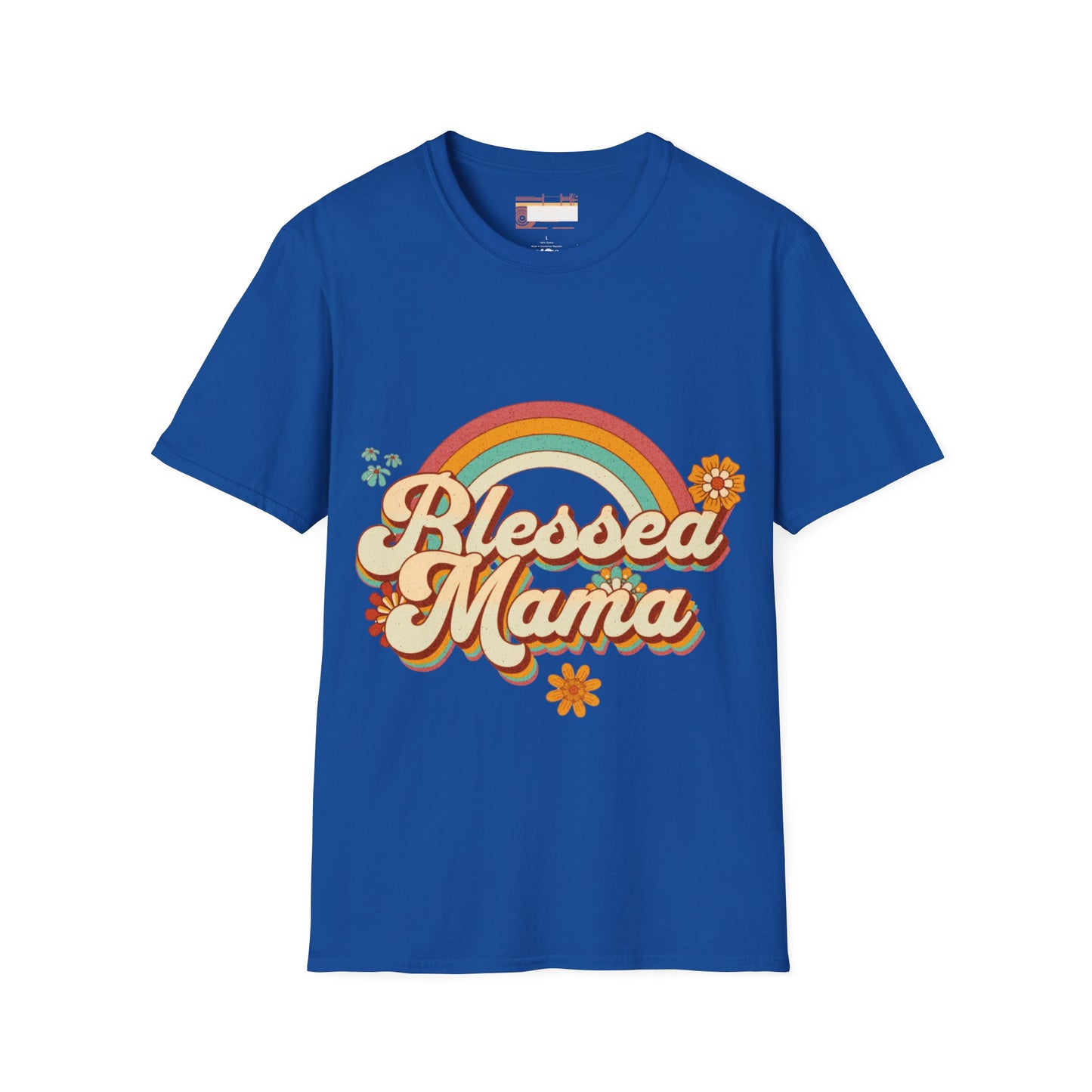 Graphic Blessed Mama Mothers Day Comfort Styled T-shirts