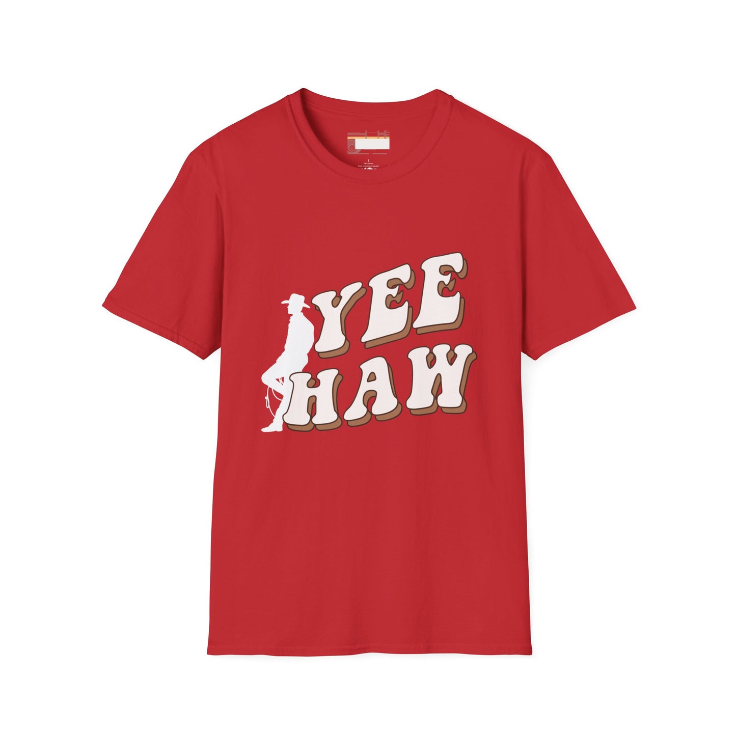 Designed Cowboy Yee Haw Unisex Minimalist Comfort T-shirt