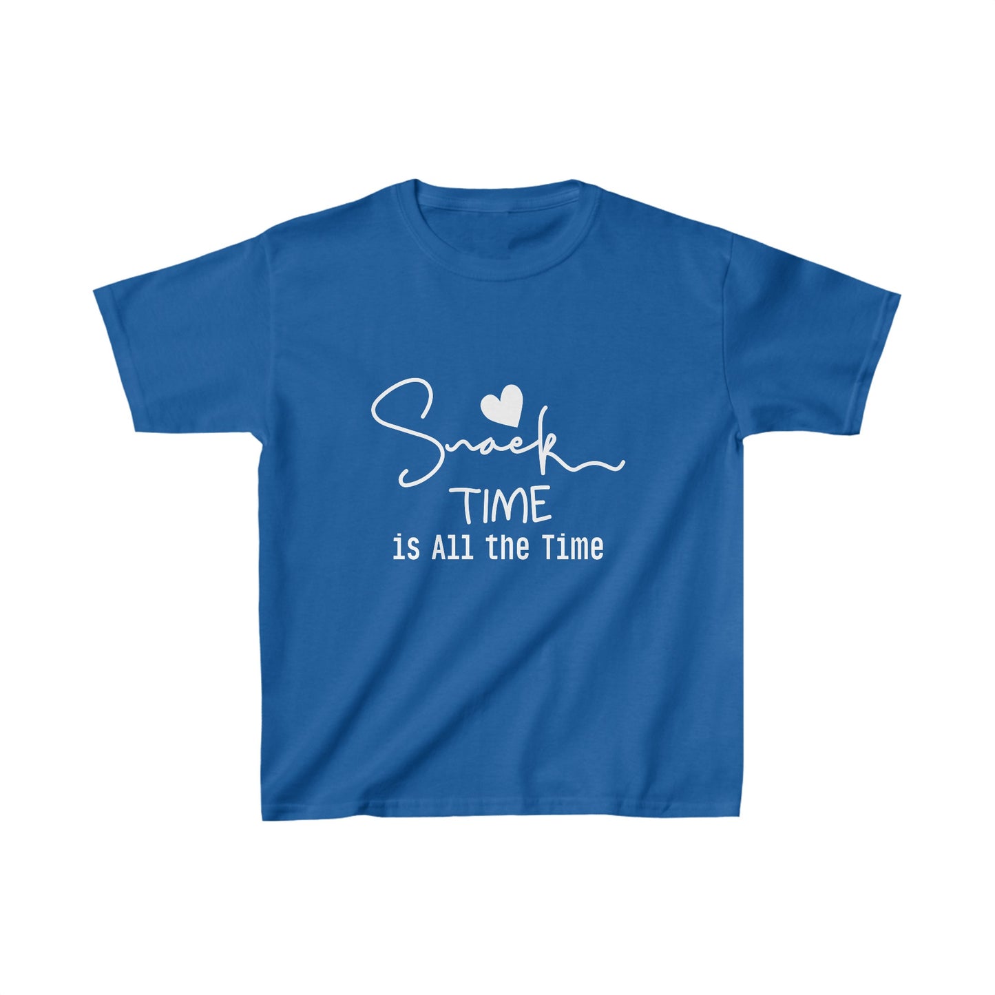 Graphic Kids Snack Time Designed Print T-shirts
