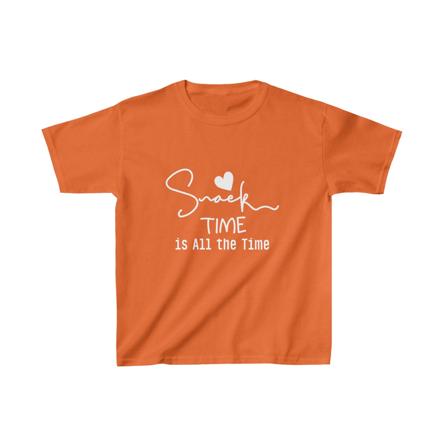 Graphic Kids Snack Time Designed Print T-shirts