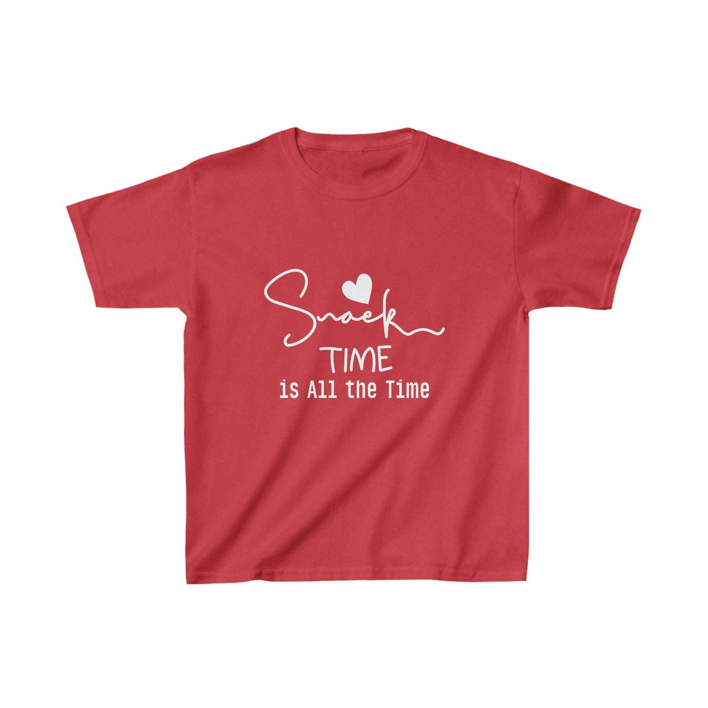 Graphic Kids Snack Time Designed Print T-shirts