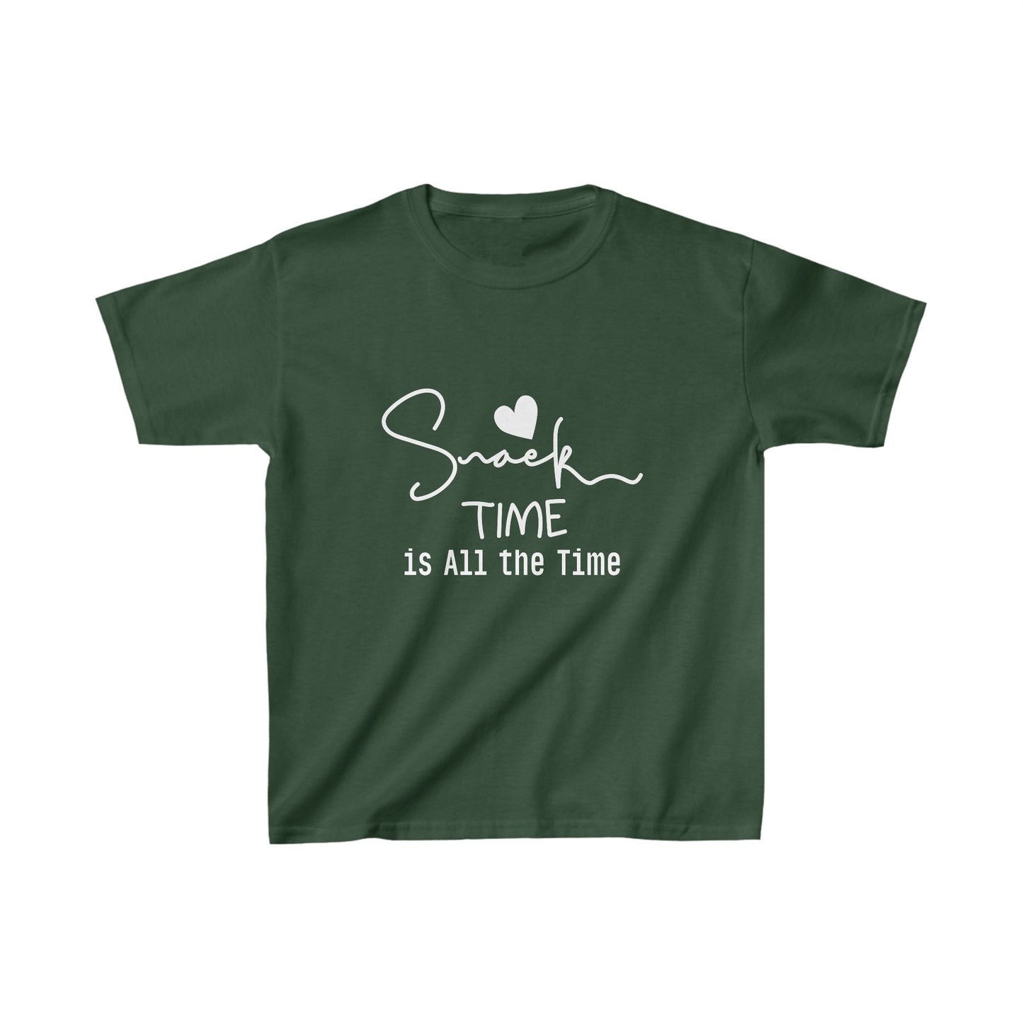 Graphic Kids Snack Time Designed Print T-shirts