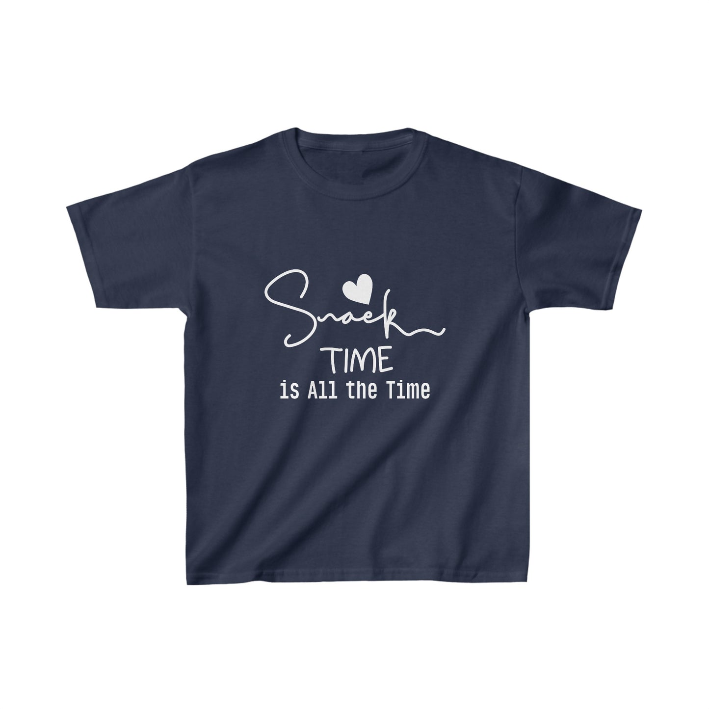 Graphic Kids Snack Time Designed Print T-shirts