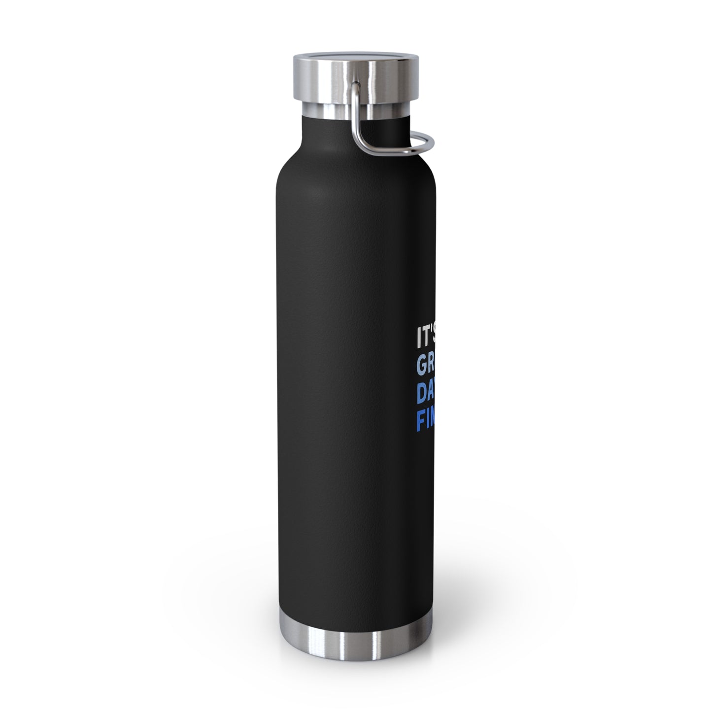 It's A Great Day For Finance Copper Vacuum Insulated Bottle, 22oz