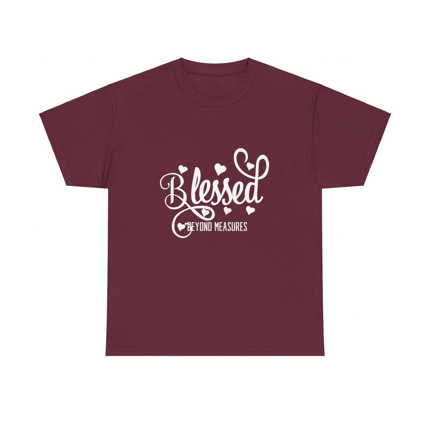 Designed Blessed Beyond Measures Unisex Comfort Styled Bible Gospel T-shirts.