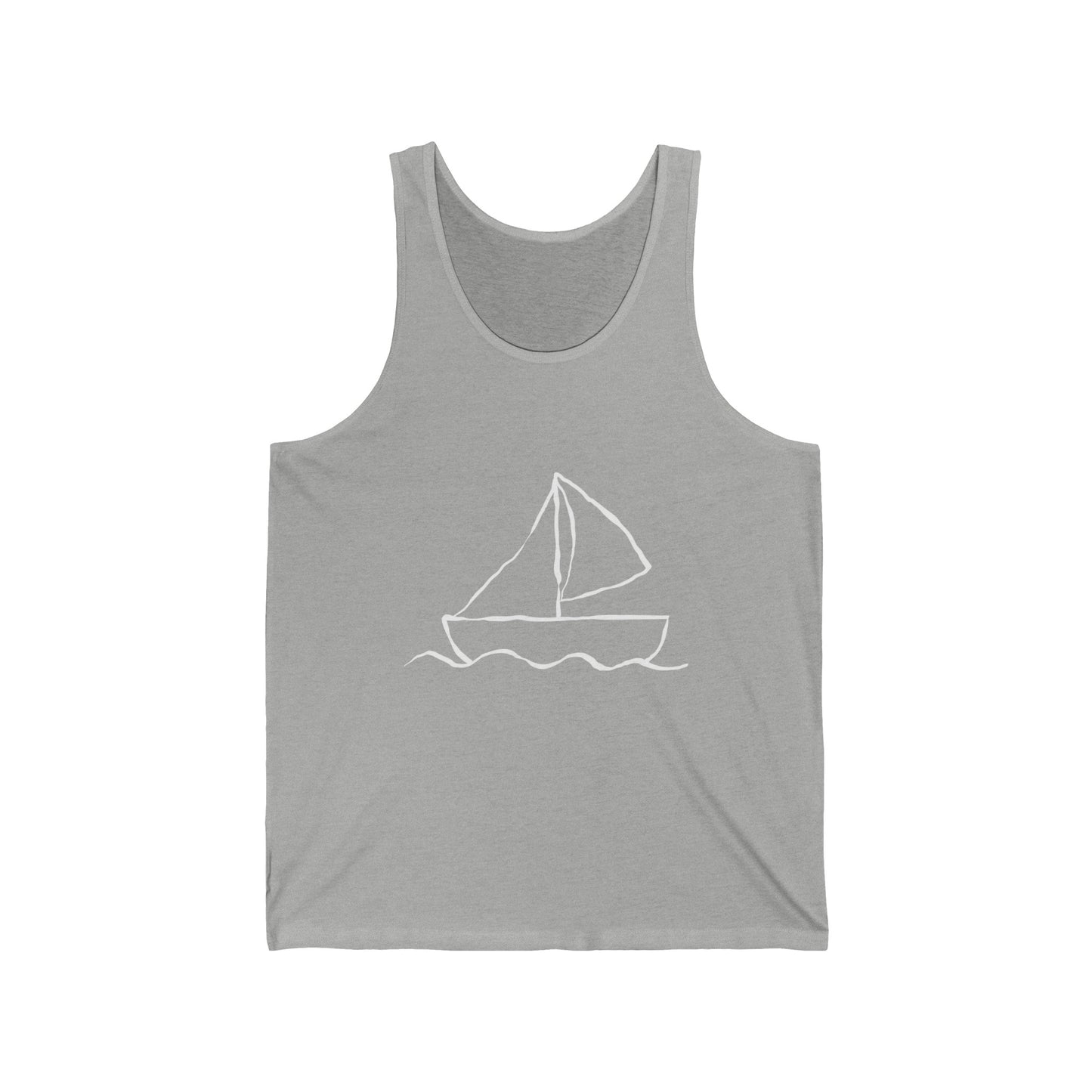 Boat Beach Lovers Ultimate Comfort Styled Unisex Summer Tank Top