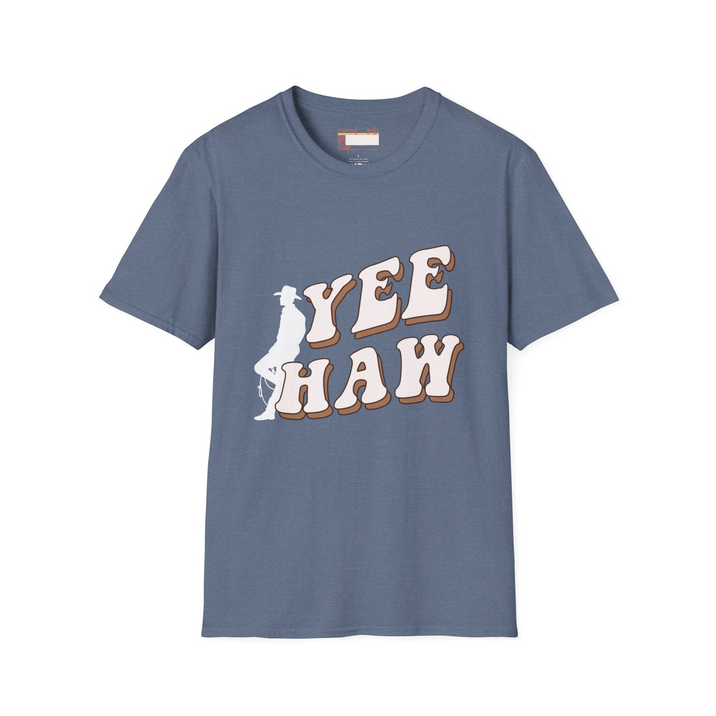 Designed Cowboy Yee Haw Unisex Minimalist Comfort T-shirt