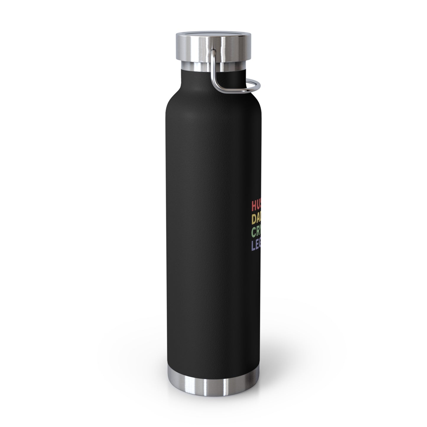 Husband Dad Crypto Legend Copper Vacuum Insulated Bottle, 22oz