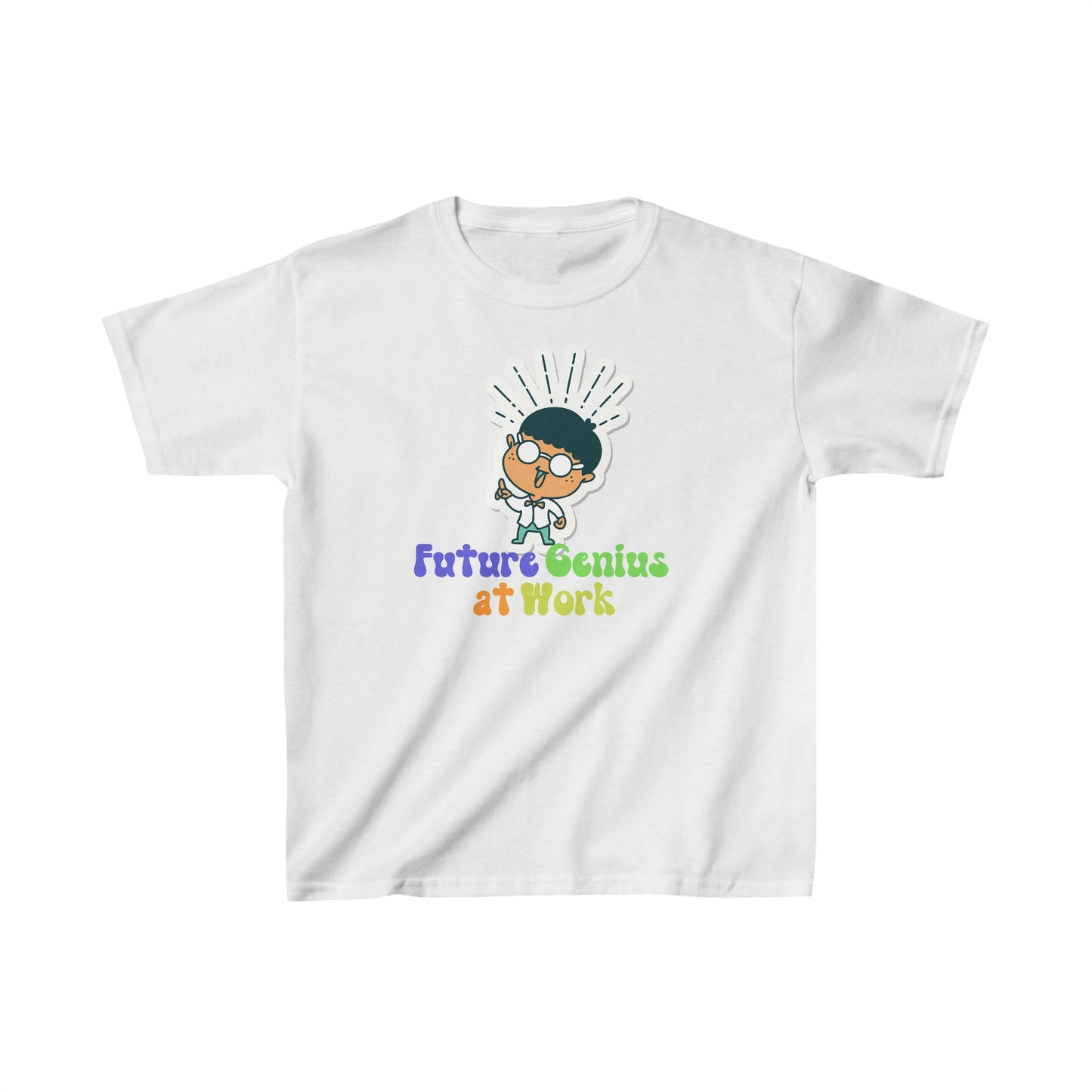 Kids Future Genuis At Work Ultimate Comfort T-Shirts