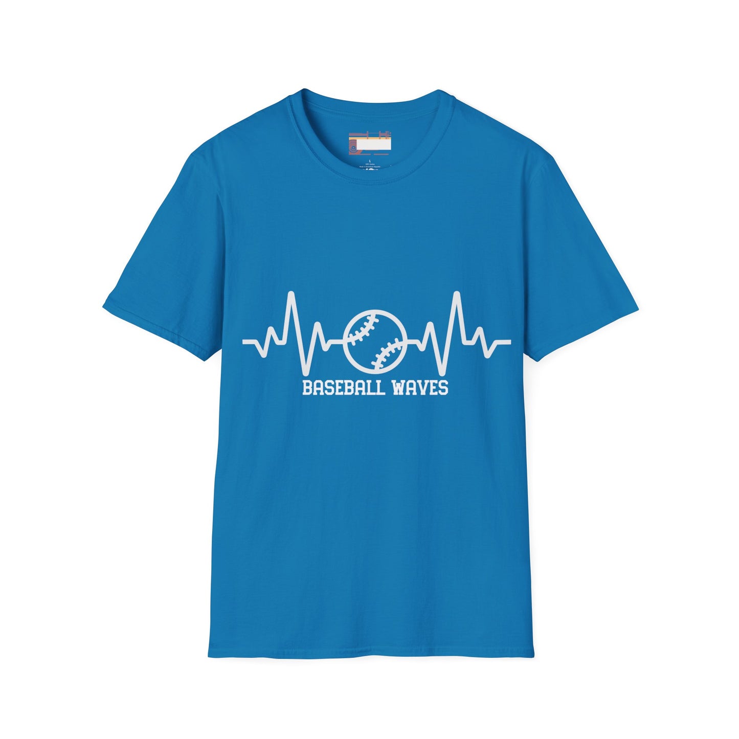 Graphic Baseball Waves Baseball Fan Unisex Comfort T-shirt