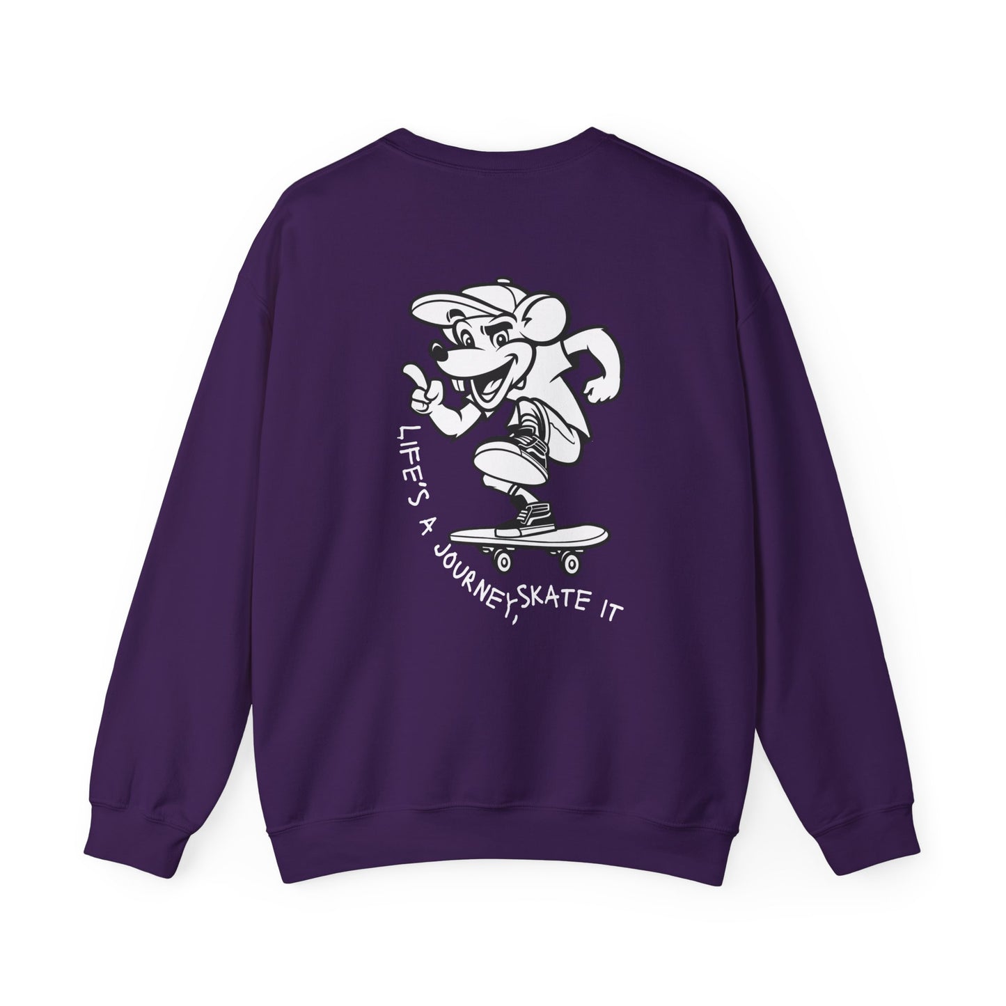Graphic Designed Minimalist Skateboard Skate Board Lover Crewneck Sweatshirt