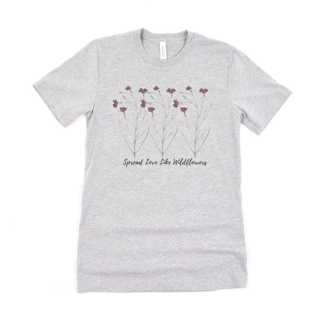 Spread Love Like Wildflower Ultimate Comfort Styled T-shirt
