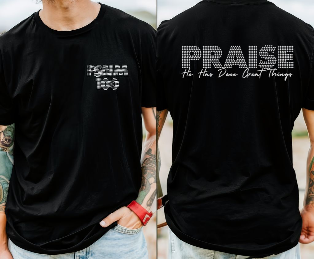Unisex Christian Praise Psalm 100 Graphic Shirt