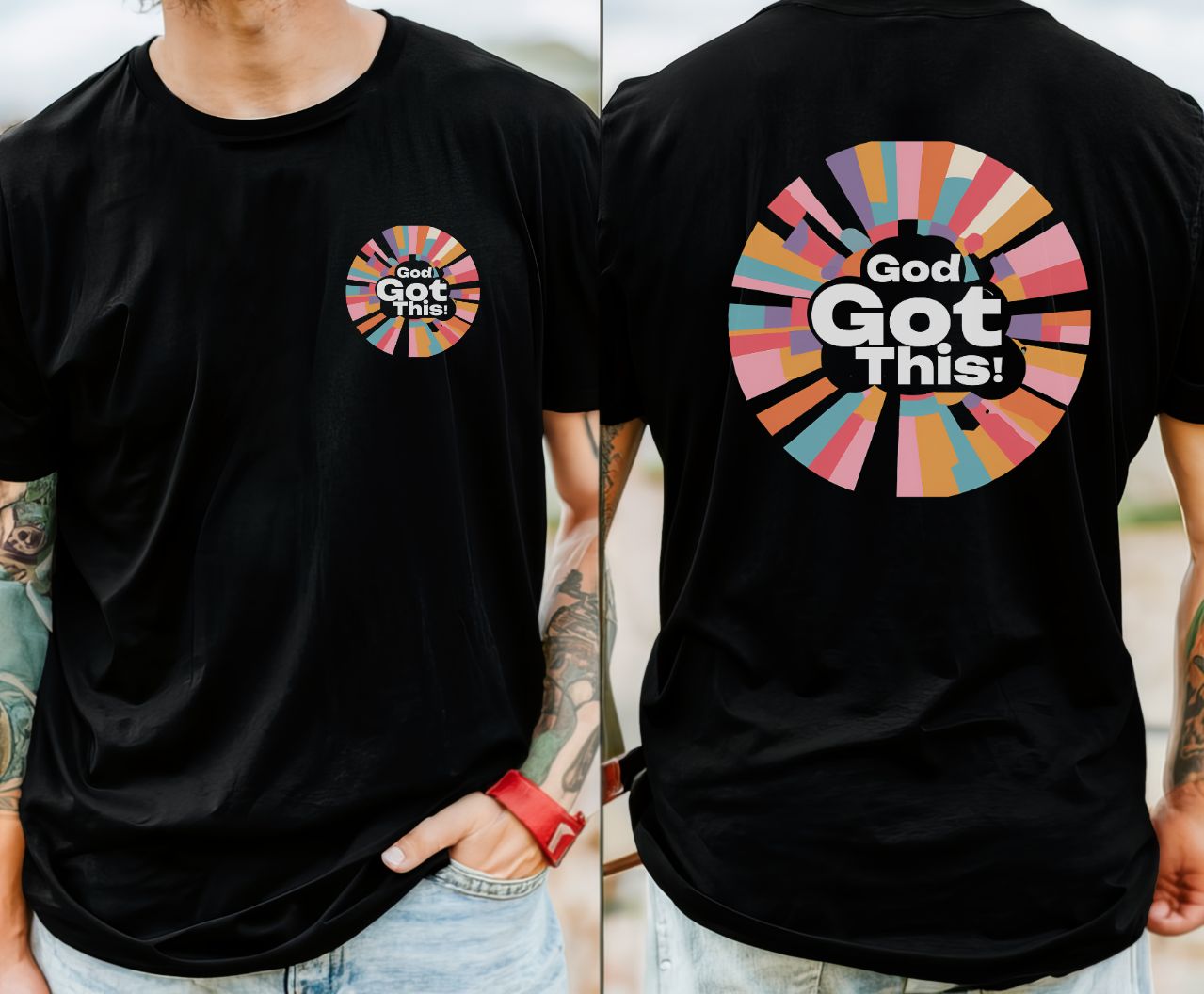 Christian Gospel Unisex Christian Bible God Got This Graphic Shirt