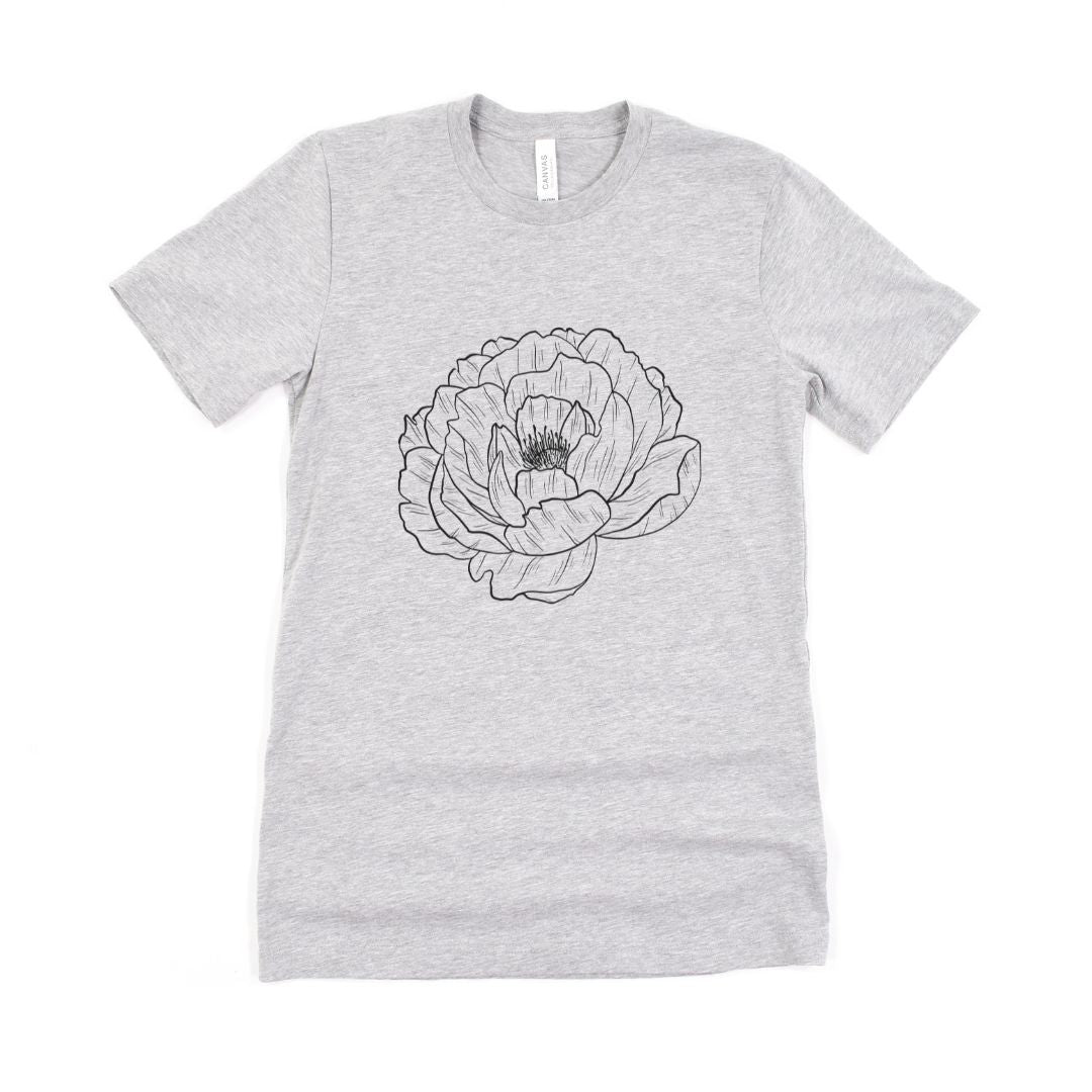 Floral Design Graphix Ultimate Comfort Styled T-shirt