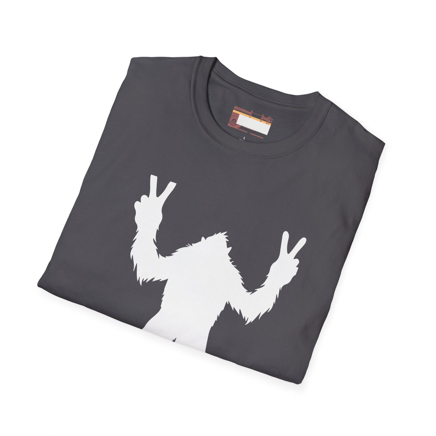 Graphic Designed Minimalist Big Foot Peace Sign Unisex Comfort Styled T-shirts