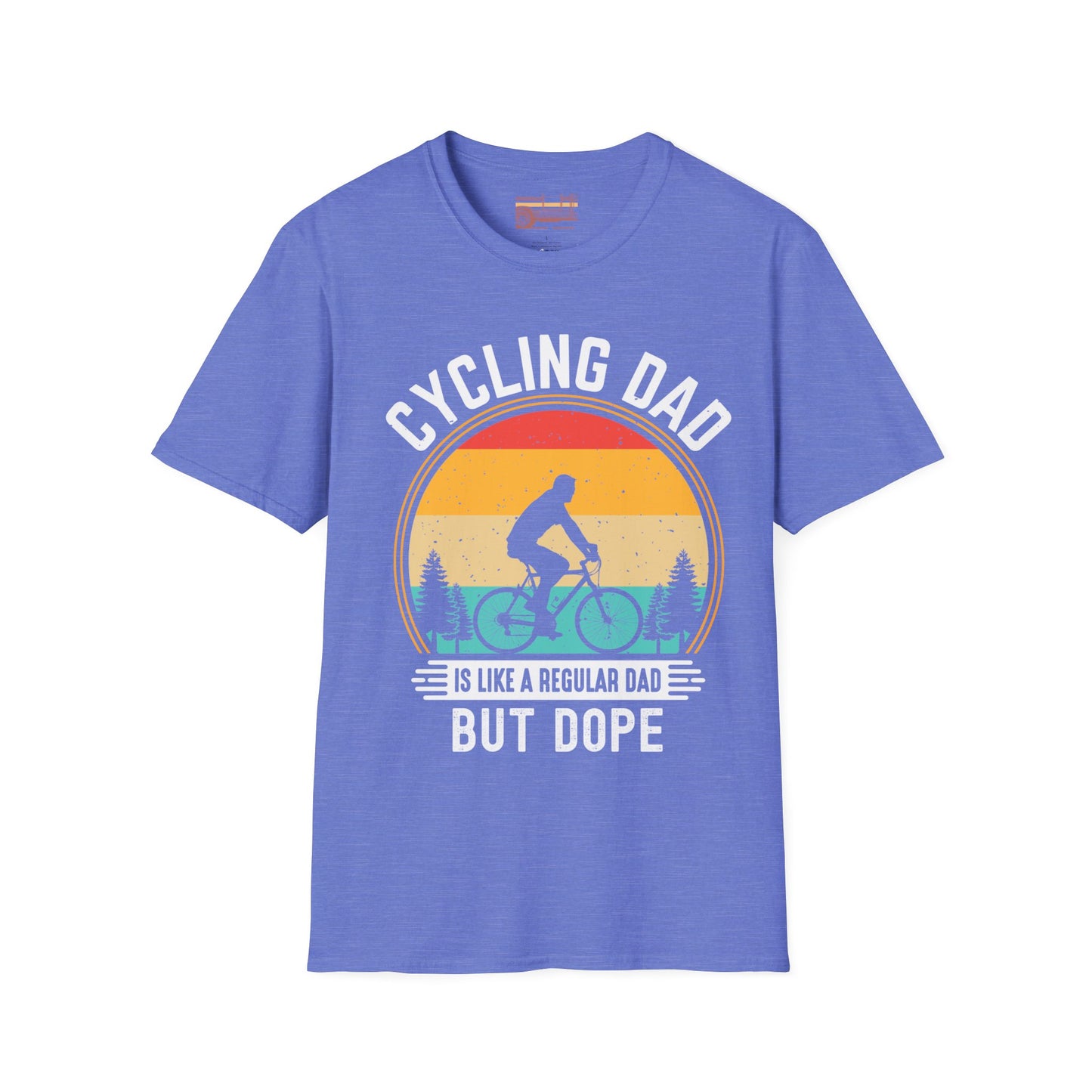 Cycling Dad Like A Regular Dad Ultimate Comfort Unisex Fathers Day T-shirt