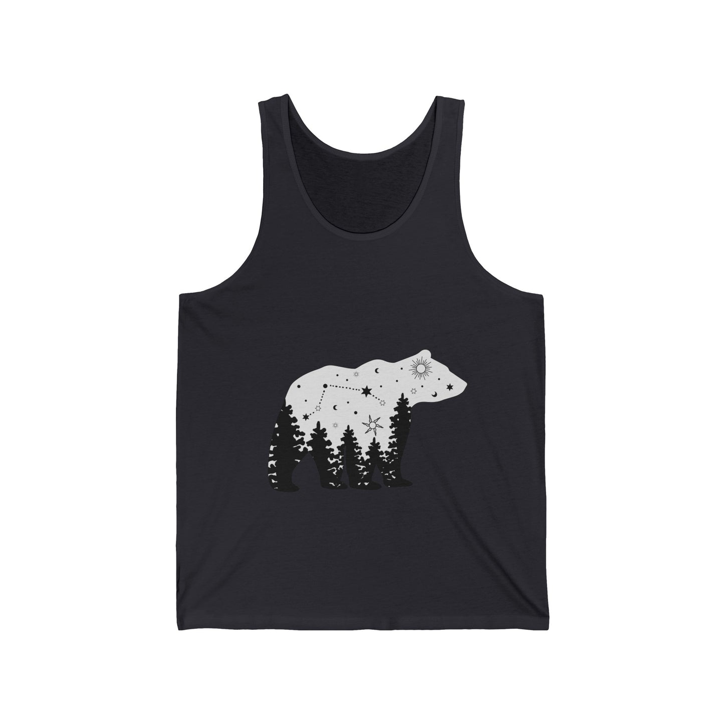 Ultimate Comfort Styled Unisex Forest Bear Summer Tank Top