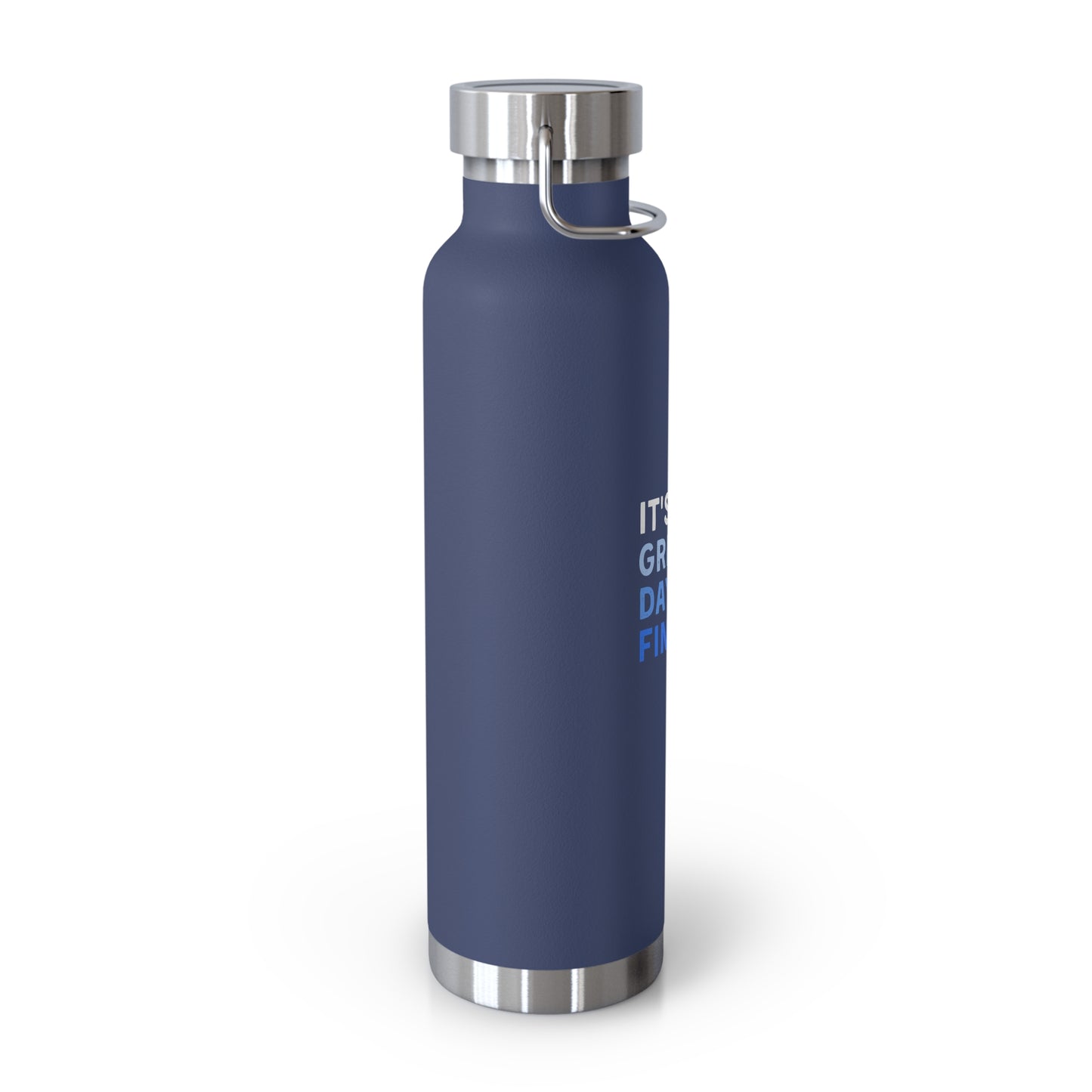 It's A Great Day For Finance Copper Vacuum Insulated Bottle, 22oz
