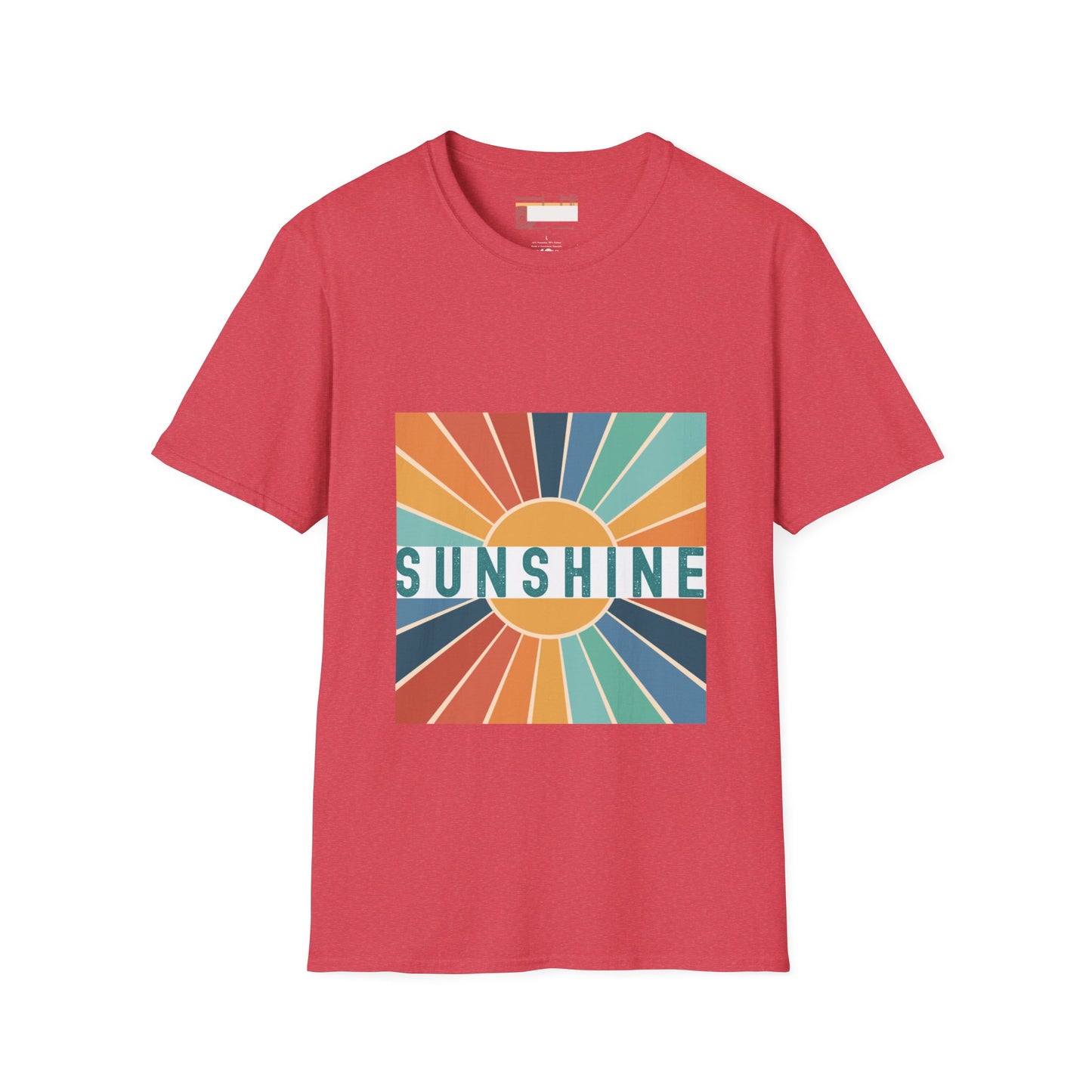 Retro Sunshine Tees, Hiking Summer Designed Comfort T-shirt