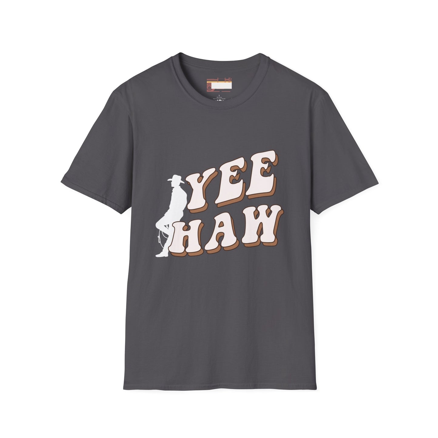 Designed Cowboy Yee Haw Unisex Minimalist Comfort T-shirt
