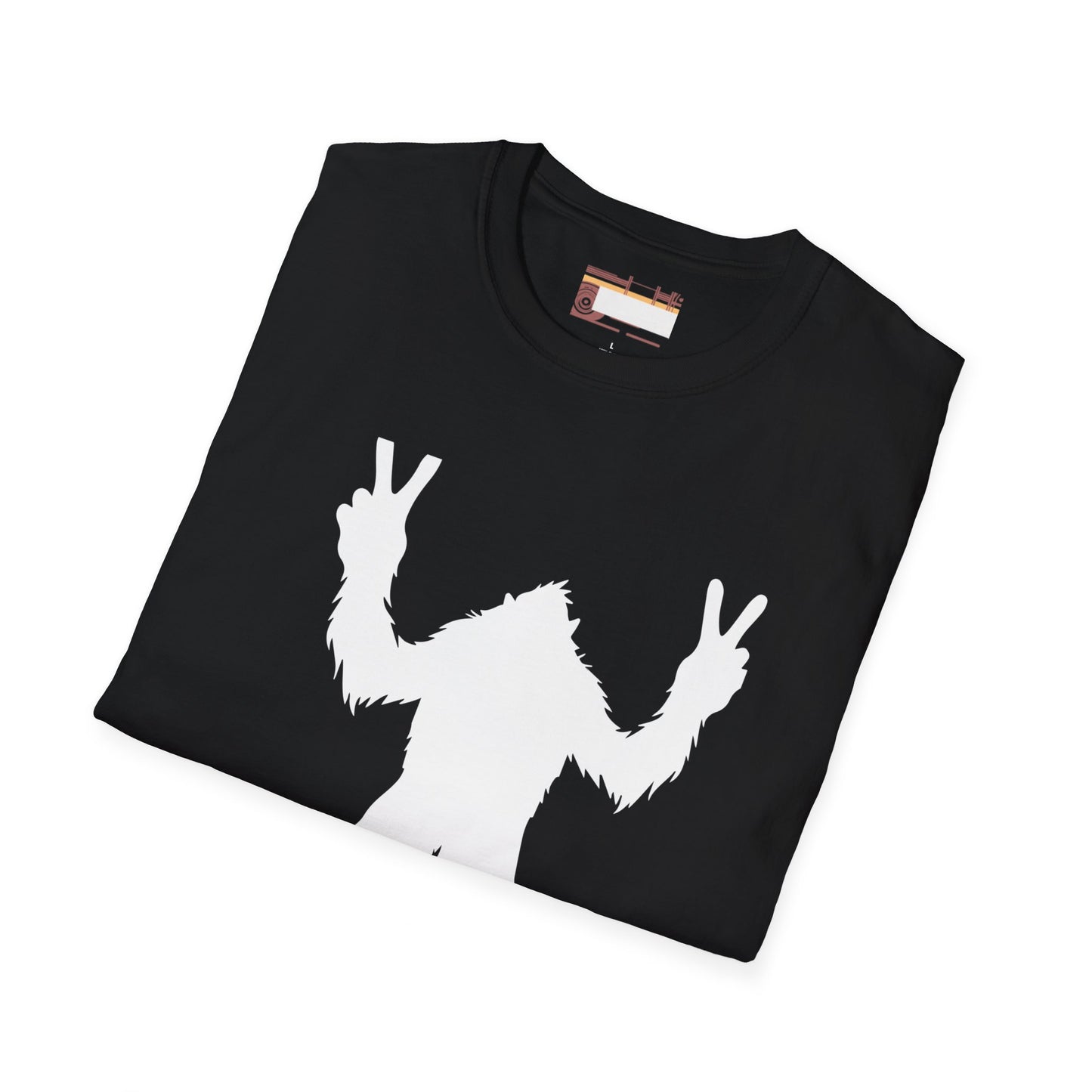 Graphic Designed Minimalist Big Foot Peace Sign Unisex Comfort Styled T-shirts
