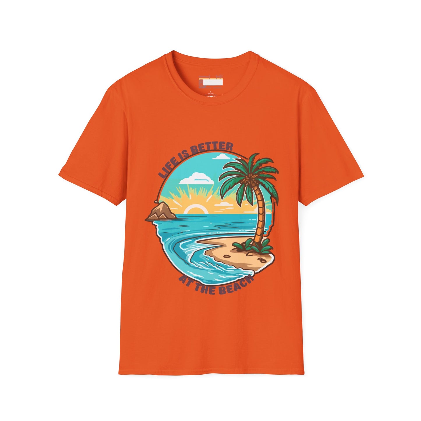 Lives Is Better At The Beach Summer Graphic Comfort Unisex T-shirt