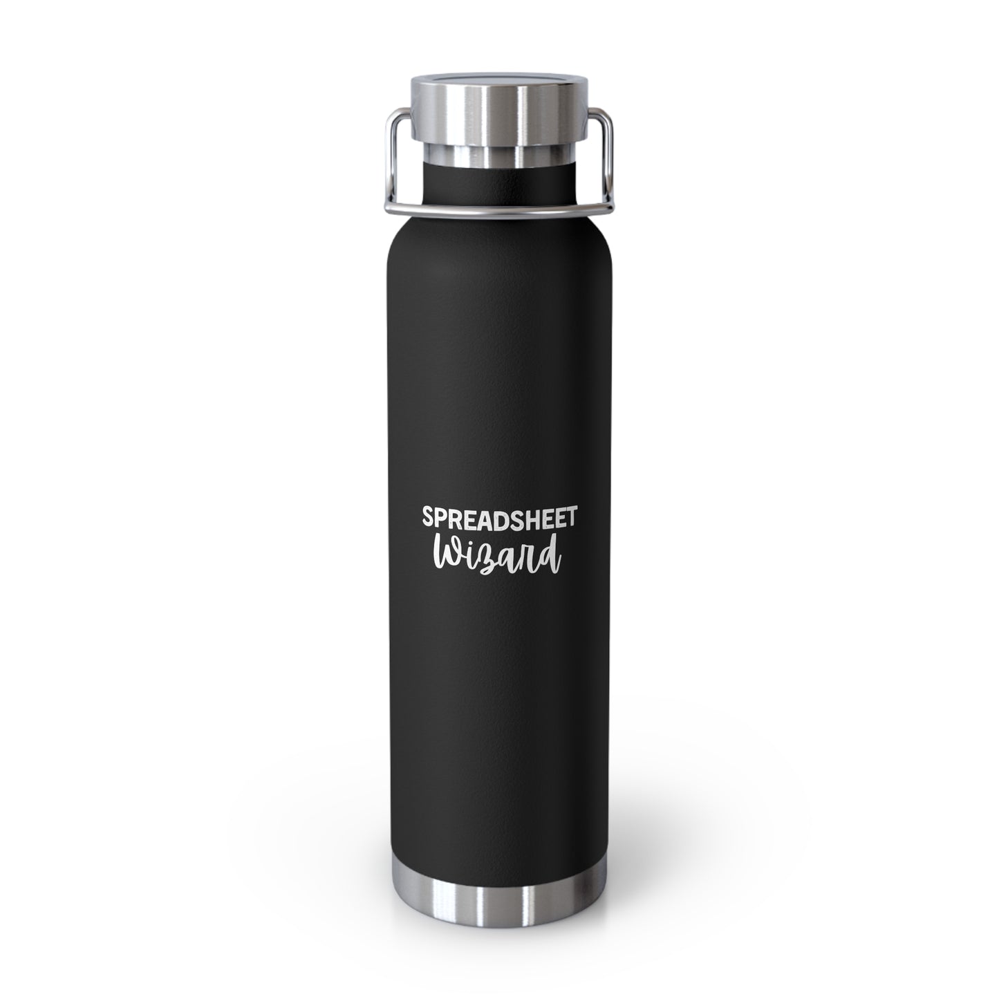Spreadsheet Wizard Copper Vacuum Insulated Bottle, 22oz