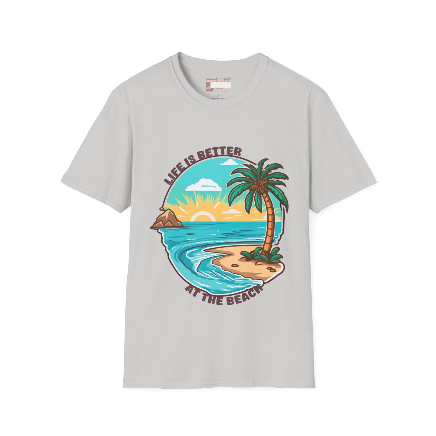 Lives Is Better At The Beach Summer Graphic Comfort Unisex T-shirt