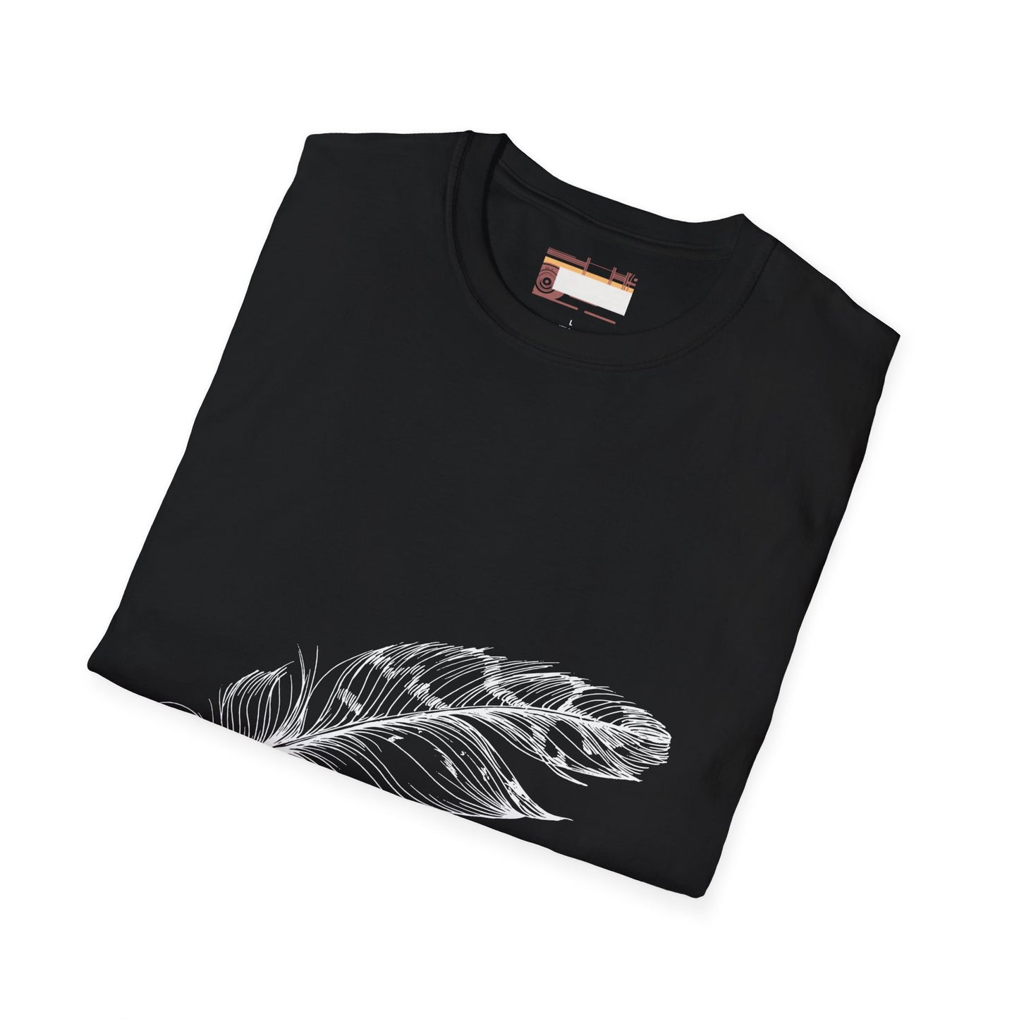 Bird Feather Designed Graphic Comfort Unisex T-shirt