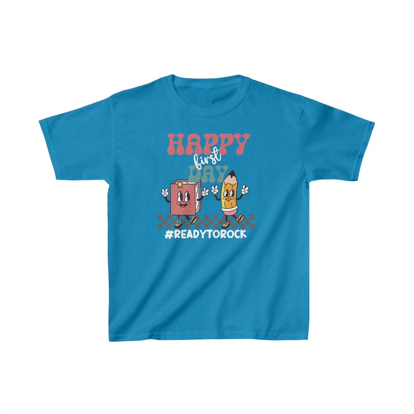 Unisex Kids Happy First Day Ultimate Comfort T-Shirts
