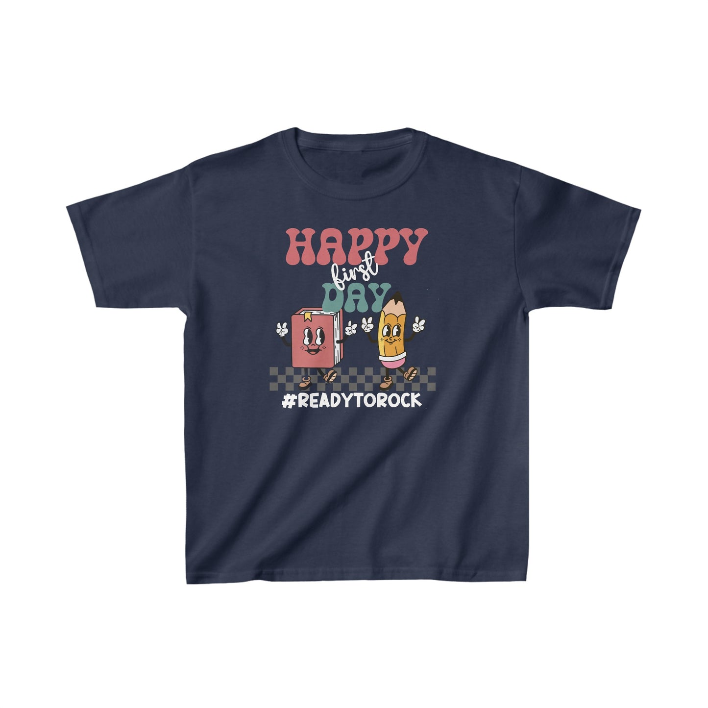 Unisex Kids Happy First Day Ultimate Comfort T-Shirts