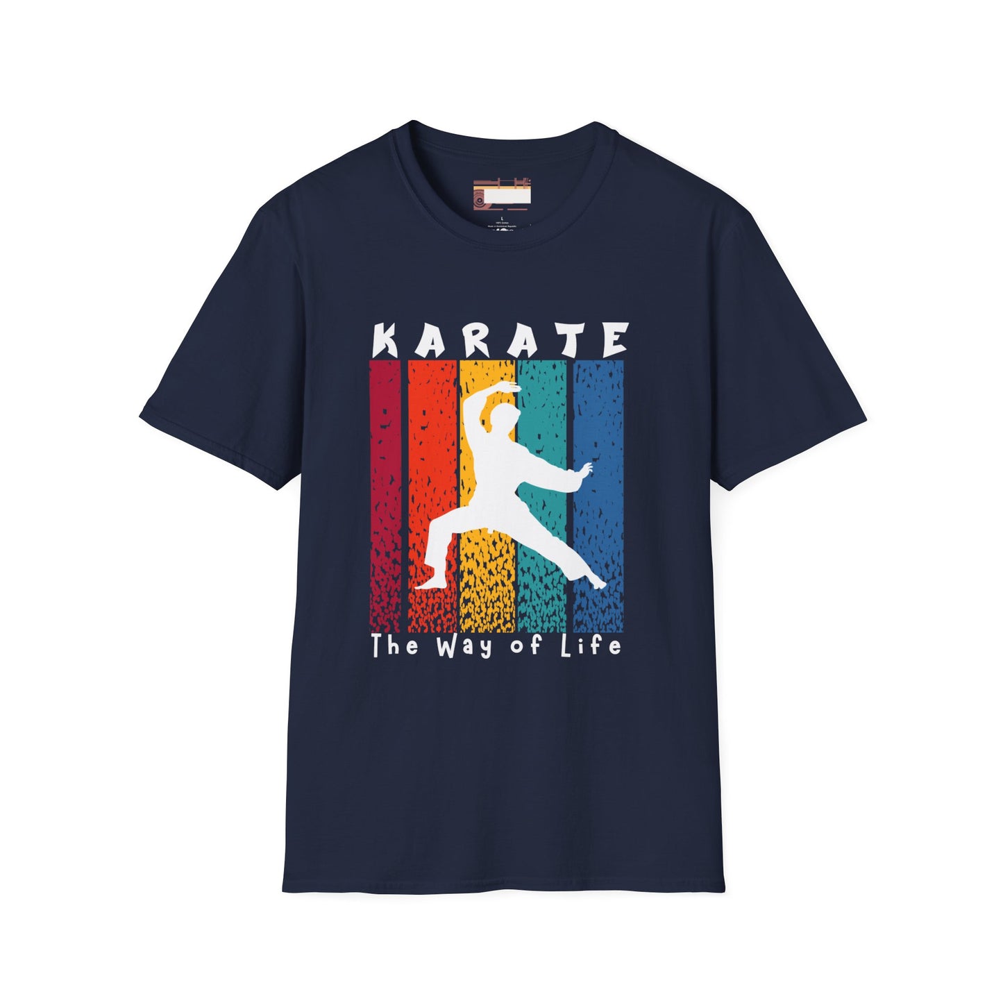 Graphic Karate Taekwondo Fighter Unisex Minimalist Comfort T-shirt