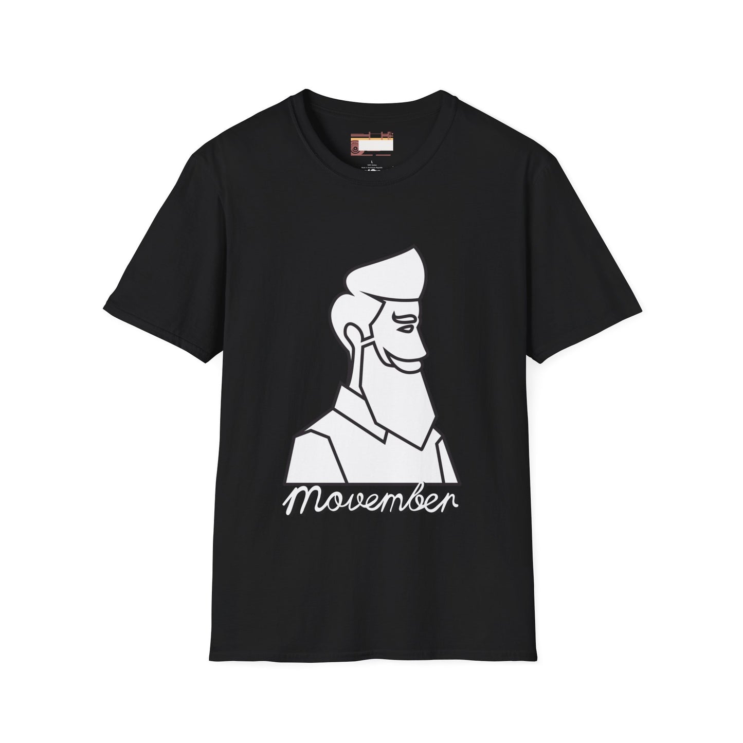 Movember Moustache Bearded Gang Beard Graphic Comfort Unisex T-shirt