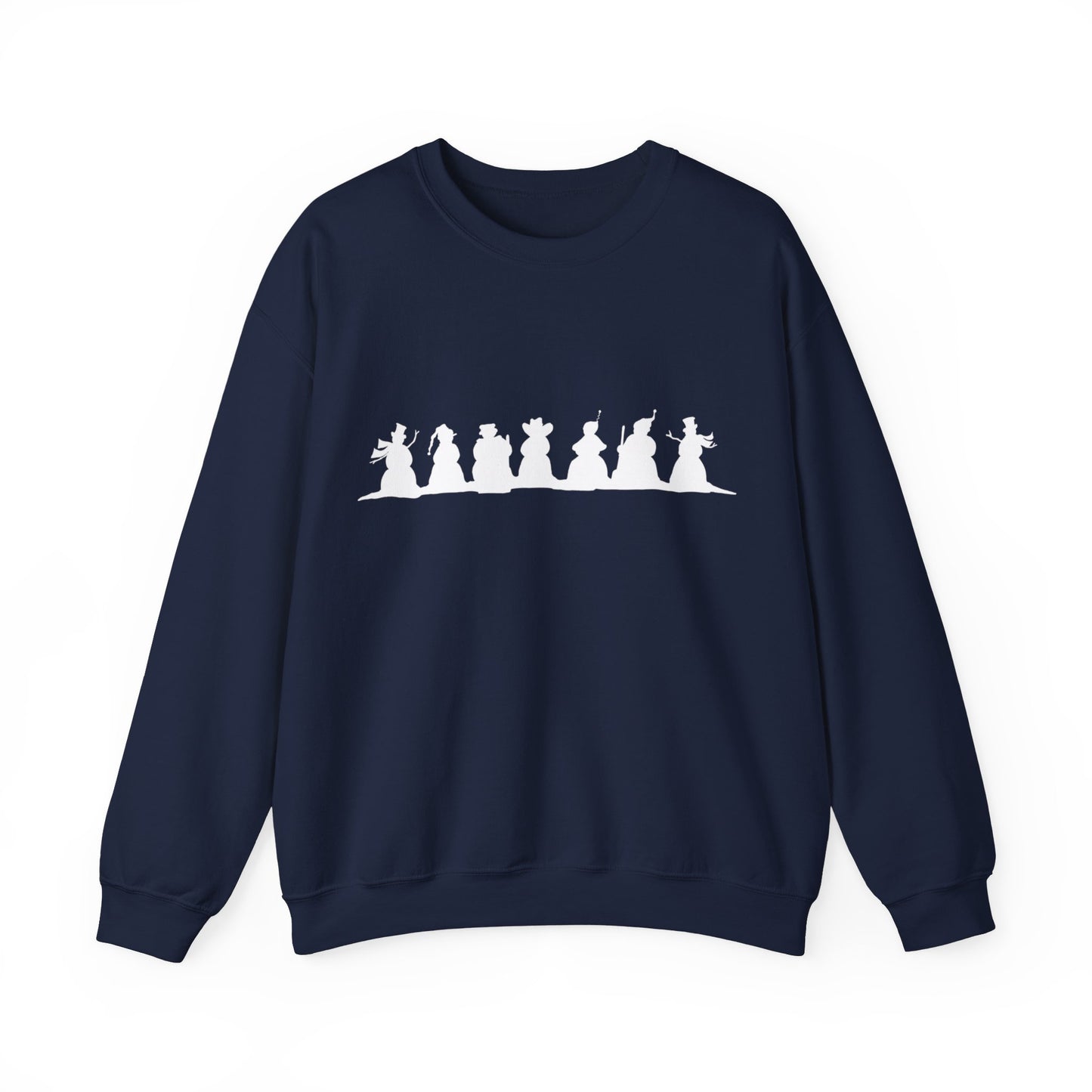 Graphic Designed Holiday Christmas Snowman Unisex Crewneck Sweatshirt