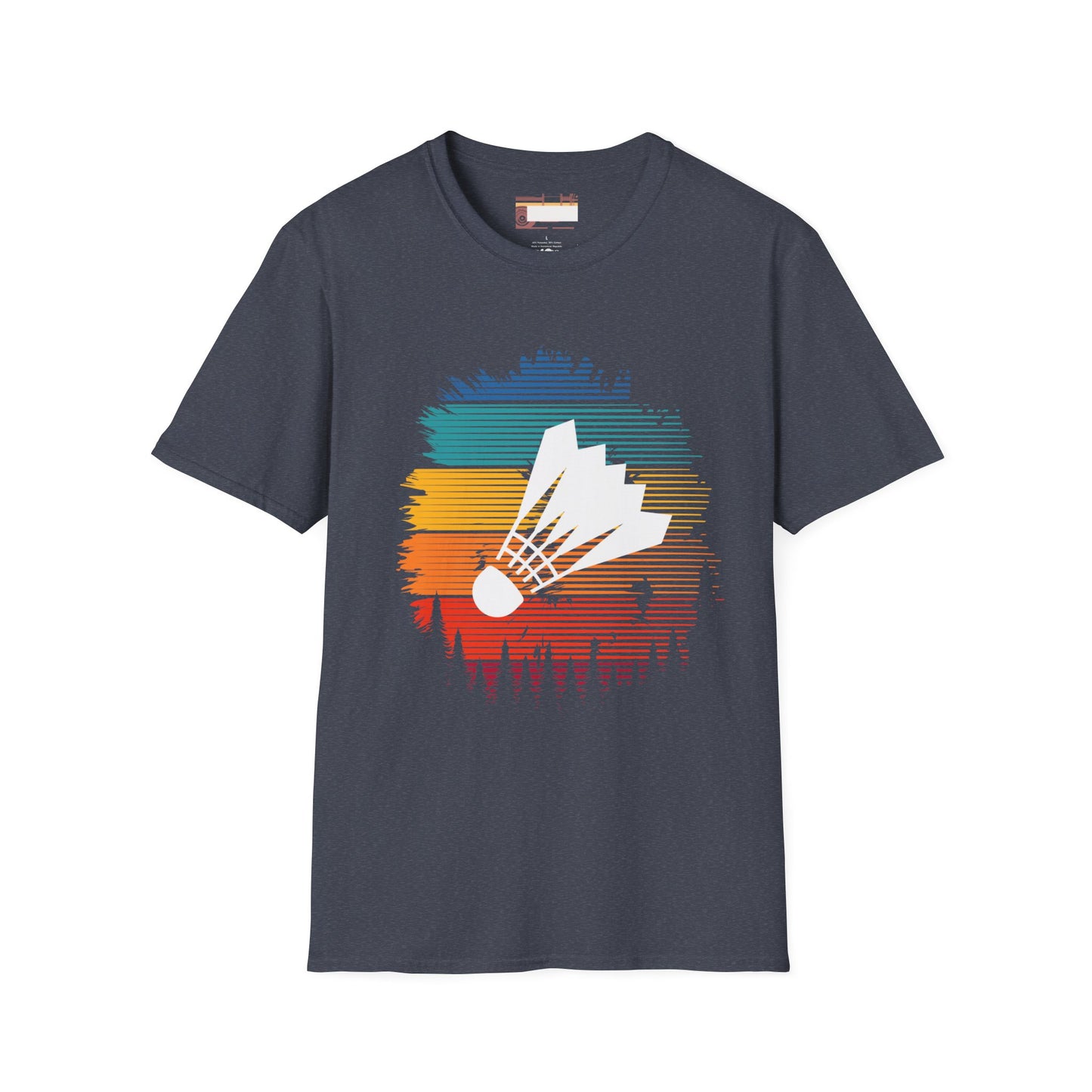 Badminton Game Day Graphic Comfort Unisex T-shirt