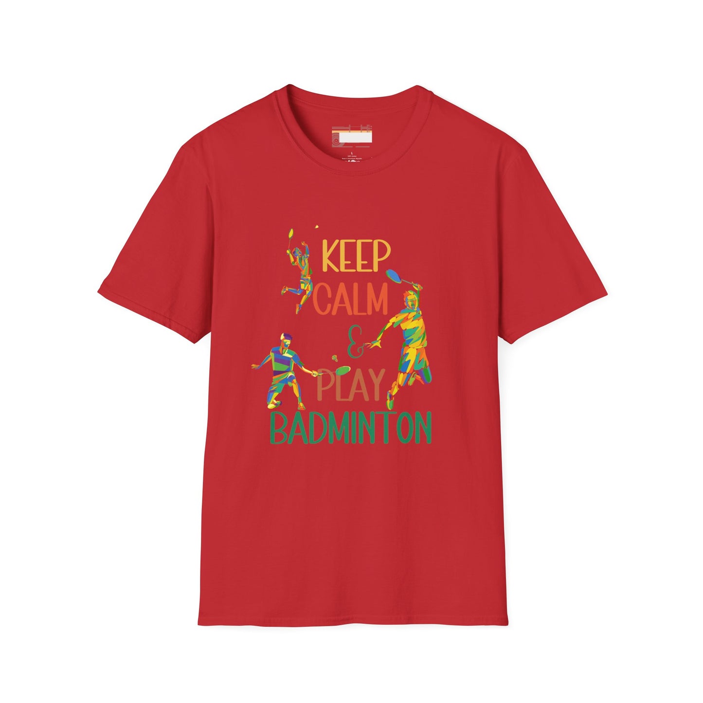 Badminton Game Day Graphic Comfort Unisex T-shirt