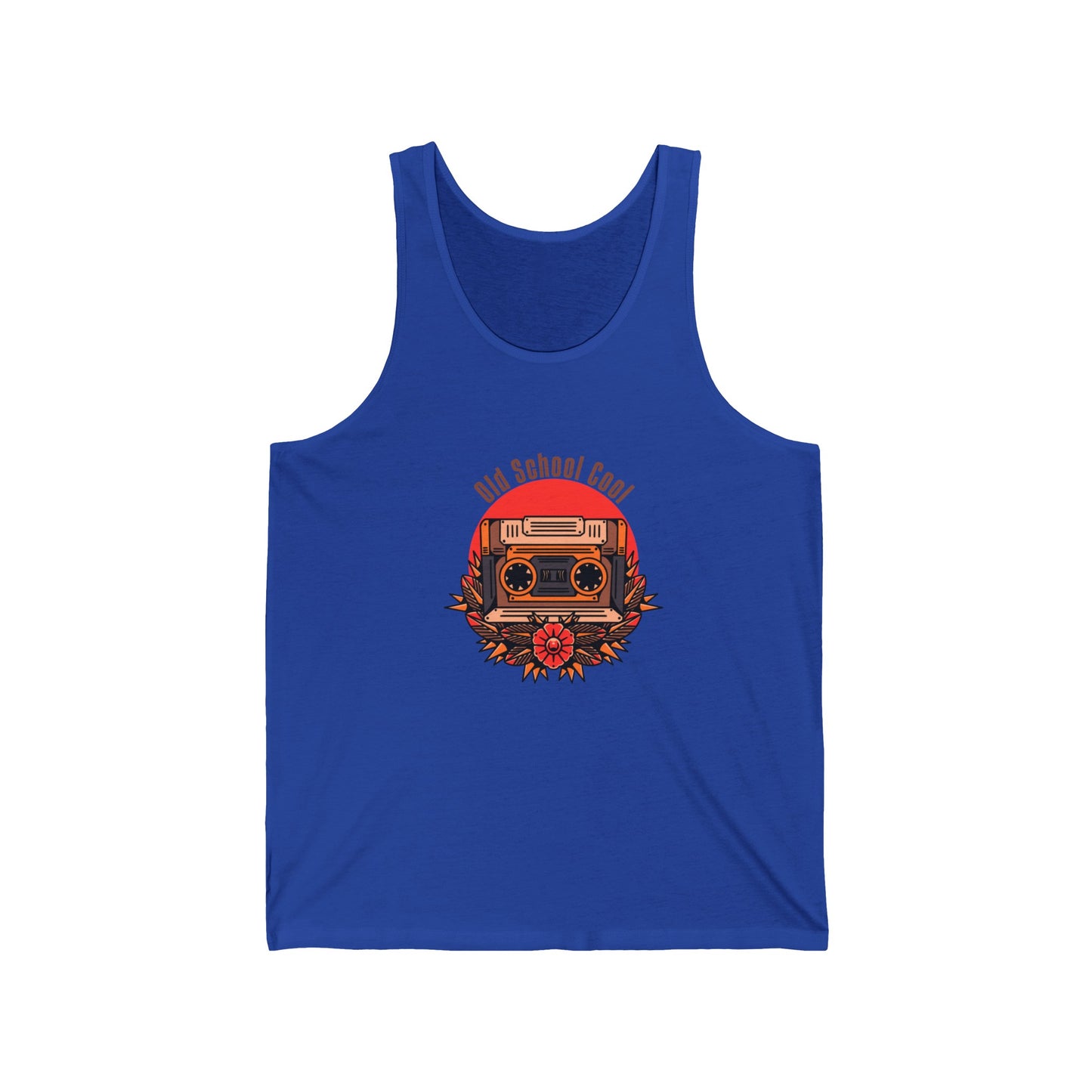 Old School Cool Graphic Ultimate Comfort Styled Unisex Tank Top