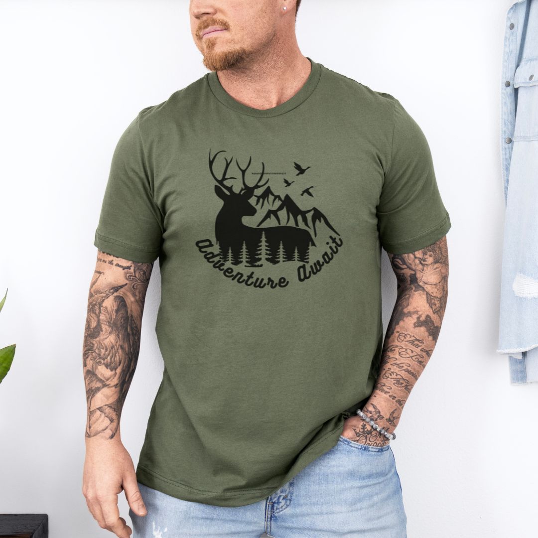 Adventure Awaits Ultimate Unisex Comfort Styled T-shirt