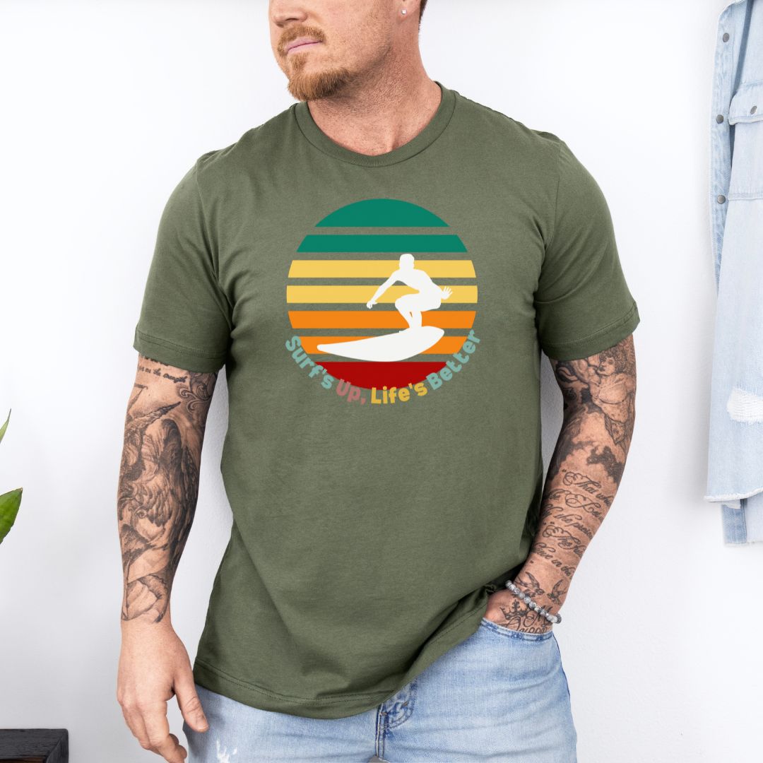 Surfer Up Surfer Lovers Ultimate Unisex Comfort Styled T-shirt