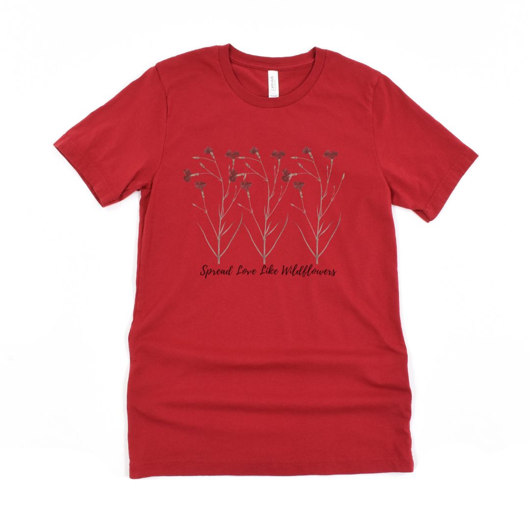 Spread Love Like Wildflower Ultimate Comfort Styled T-shirt