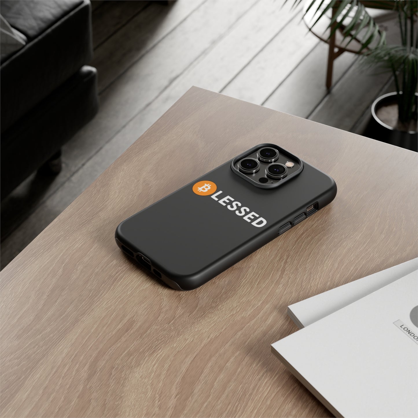 Blessed (Bitcoin, Crypto) iPhone Case