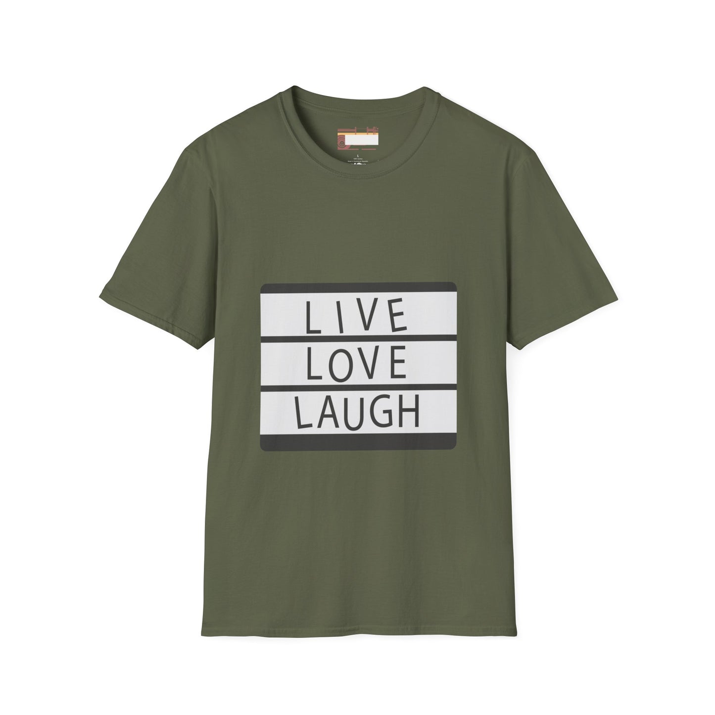 Live Love Laugh Designed Graphic Comfort Unisex T-shirt